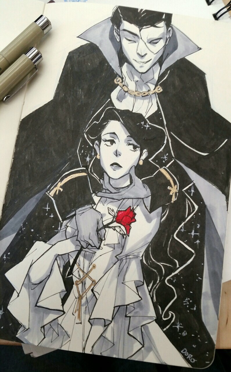 dorodraws:  My Inktobers this week! Unfortunately I missed a day but hopefully I