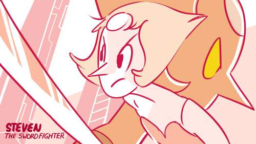 kinkysketch:  Steven Universe!  Youtube title cards for some music. Digital. 
