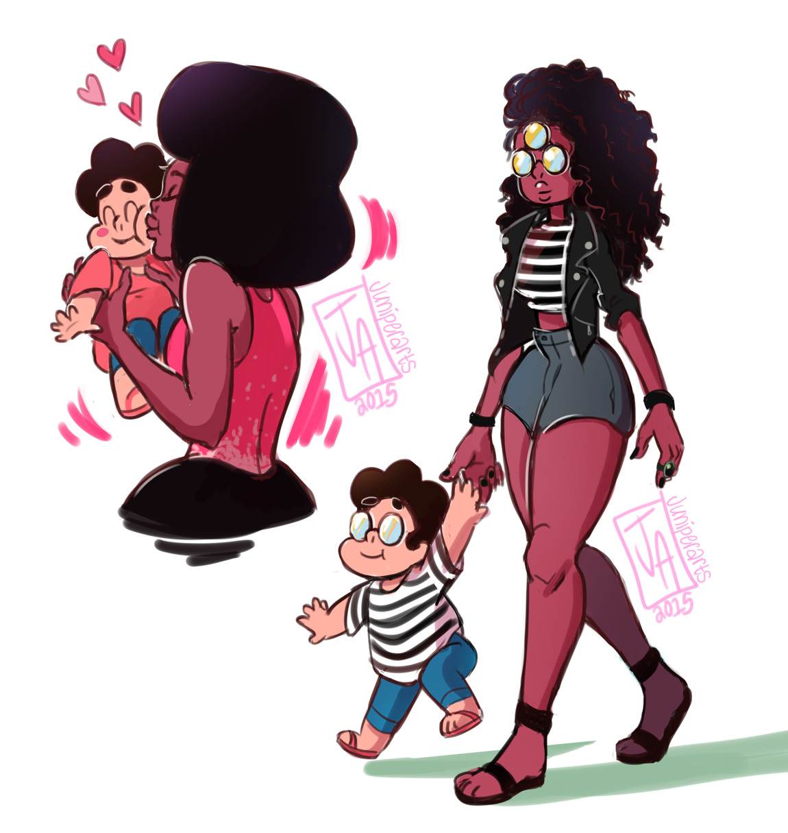 juniperarts:  One of my favorite things right now is Momma Garnet. I also wanted