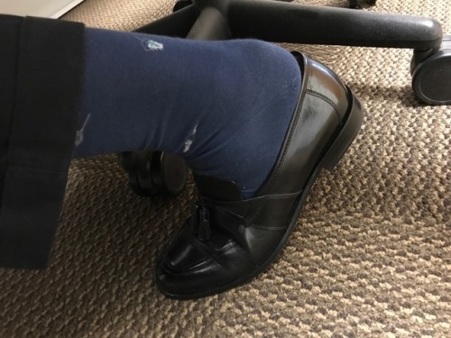 averagejoe100: Today, Brooks Brothers patterned socks with drinking (martini) theme icons and Johnst