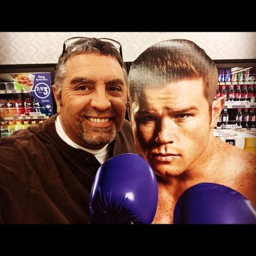 Me and your boy right before the fight! I gave him his good luck slap on that ass. ❤️💚😎✌🏾️