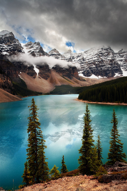 wheretotraveltonext:  Moraine Lake, Canada by photographer Ravi Nori [500x750] -