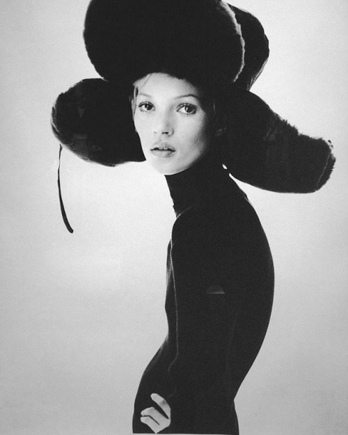 Girl with Hat (Kate Moss) by Steven Klein, 1993.—#concordemag #katemoss #stevenklein #prada #cruise 