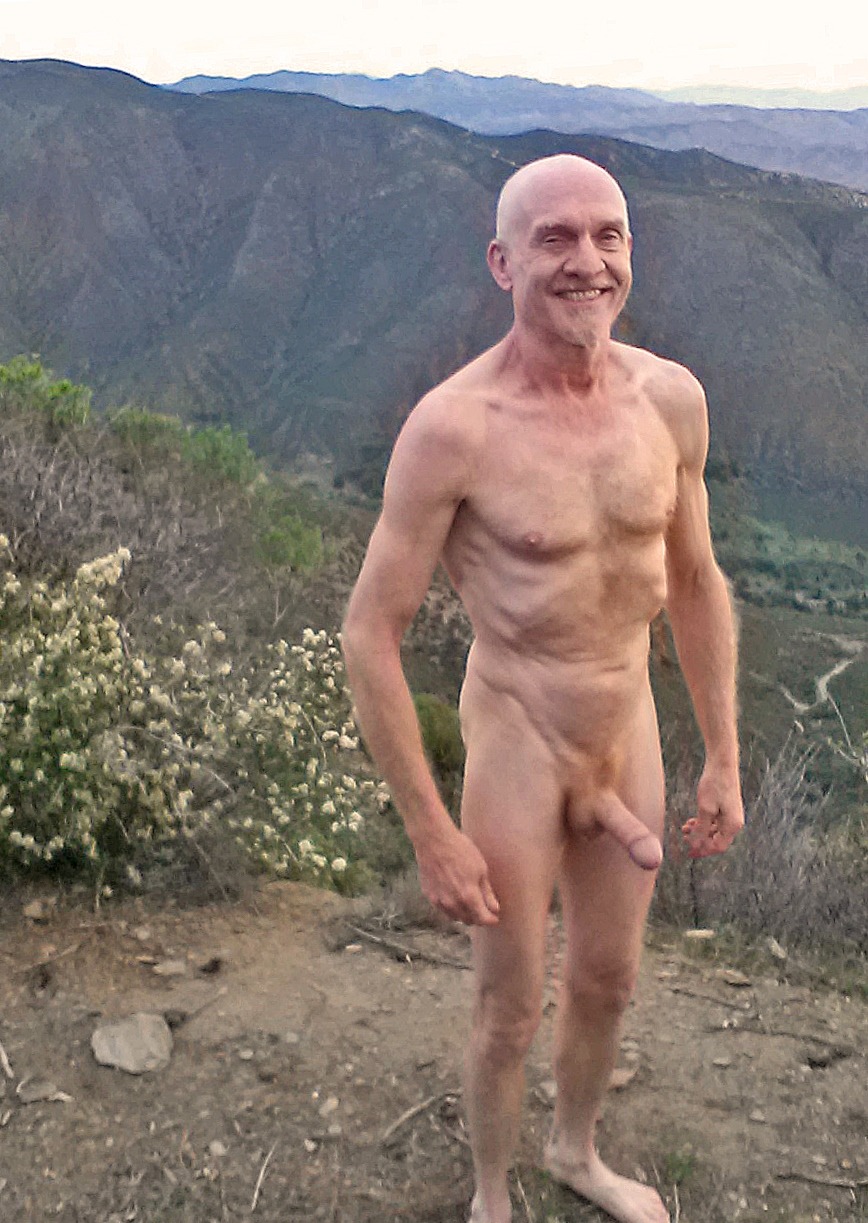 jaybee1959:  Naked hiking, trouser snakes seen on the trail