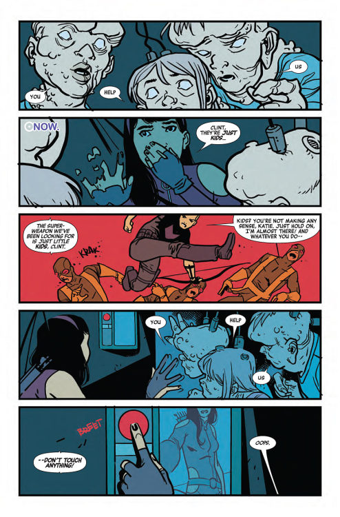 Preview for All New Hawkeye #02, by Jeff Lemire and Ramon Perez• Arrows over Bed-Stuy! Intrigue