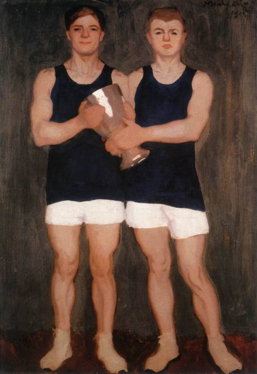 artqueer:Károly Ferenczy | Athletes  | 1915