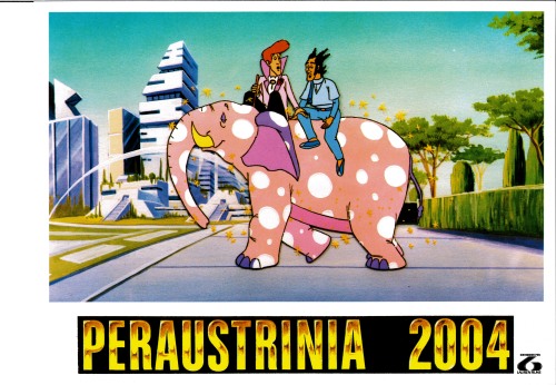 Ten of the original dozen Peraustrínia 2004 lobby cards that would have been posted in cinemas in 19