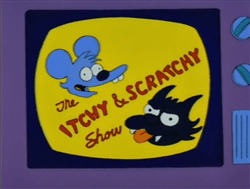 :  Itchy &amp; Scratchy in “My Bloody Valentine” 