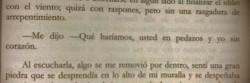 noseadondevaesto:-Me dijo- Que haríamos, usted en pedazos y yo sin corazón.  -German Renko