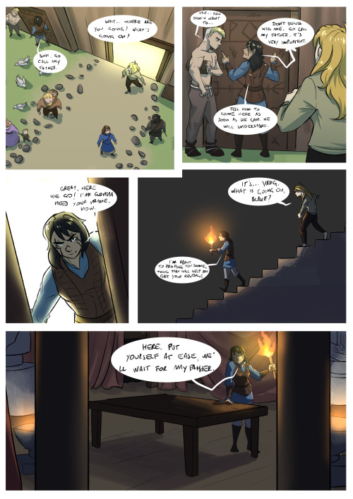 Here’s the first chapter of my webcomic Gjalda: unfortunately I can’t put all the pages 
