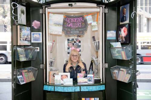 local san francisco artists and nonprofits can use old jcdecaux newspaper kiosks rent-free. rea