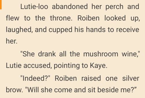 I Think We As A Fandom Don't Pay Enough Attention To The Relationship Between Lutie-loo And Roiben