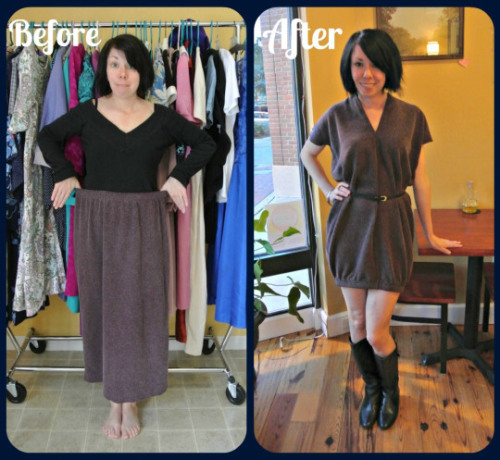 indavilla:Refashionista is an amazing seamstress who refashions awful thrift-store finds into new cl