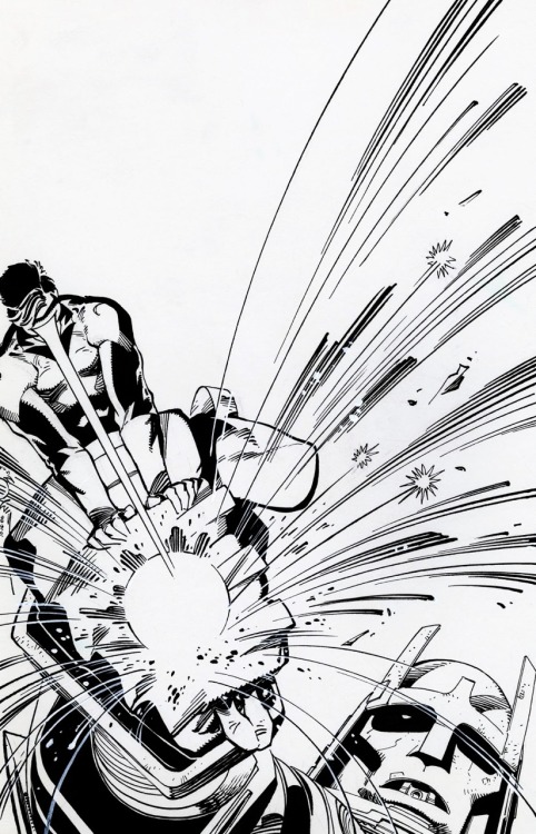 ungoliantschilde:  Some absolutely phenomenal line art by Walt Simonson.