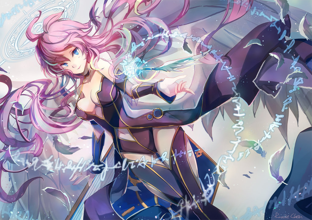 Puzzle and Dragons_ Metatron by shadowsinking 