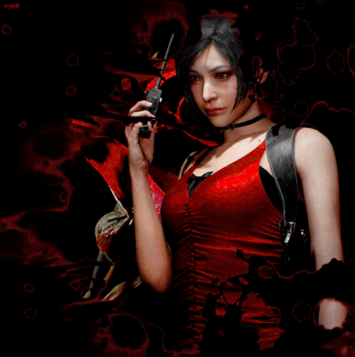 v-jolt:Ada Wong in her iconic Red Dress.