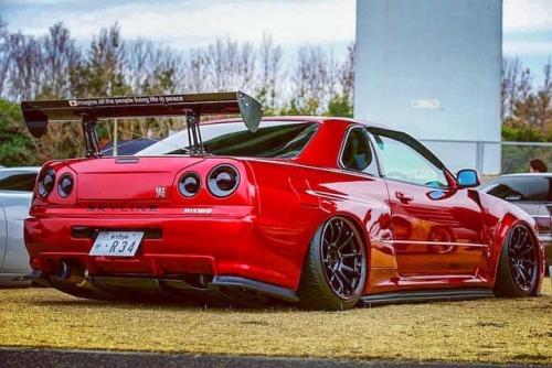 Red devil @r34.z_tune #farmofminds. . . . . #ztune #skyline #gtr #nismo #r34gtr #r34skyline #r34 #