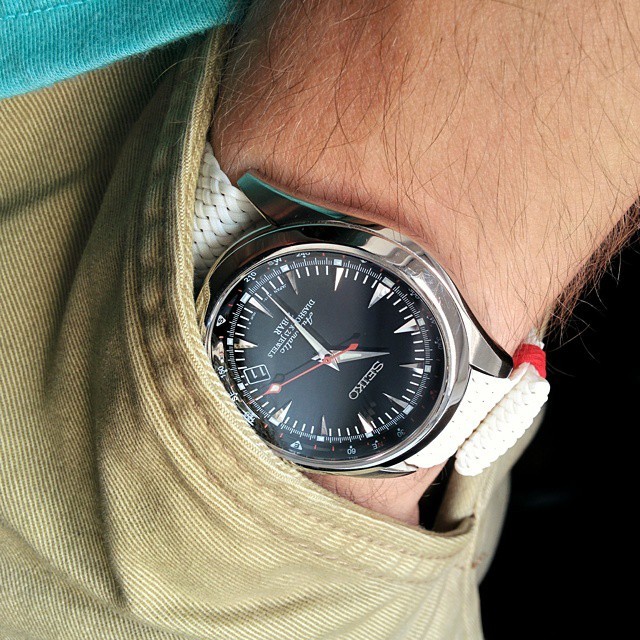 What's On Your Wrist? — SARB015 + white perlon for that summer look. by...