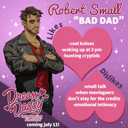 ladylorelitany:  hannibalssweaters:  dreamdaddygame:  Hey. Meet your new neighbor Robert. Wishlist Dream Daddy on Steam!   Did u mean: John Winchester  *SNORTS* OMG IT IS. @lucifers-trash-stash, this is pertinent to your interests. ;)