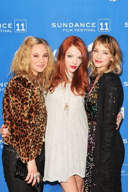 adoringhaleybennett:    January 21, 2011: Haley Bennett, Juno Temple and Nicole LaLiberte attend the ‘Kaboom’ Premiere - 2011 Sundance Film Festival   