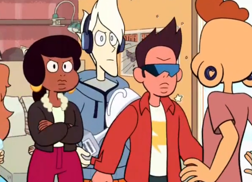 rockingthegraveyard:  Jenny is constantly concerned for Steven and is willing to stand up to anyone to protect him. In the last episode she was concerned over Stevonnie and was about to drive up to check on them. She and the cool kids crew were about