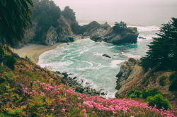 etherealvistas:  McWay Falls in Big Sur (USA) by    Julien Boé   