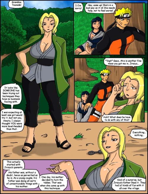 superhumanrequests:  “Jaraiya’s Family Jutsu” Art by Dreamweaver Part 1 of 2