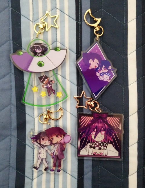We have had some new merch arrivals! Our charms, washi tape and the heart &amp; star buttons are her