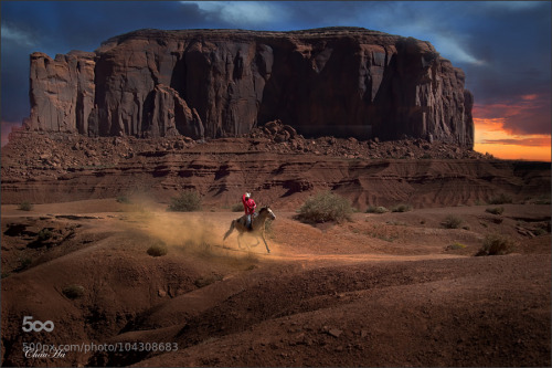 chepe1928: Monument Valley by Tetecehat Went riding there two months ago!