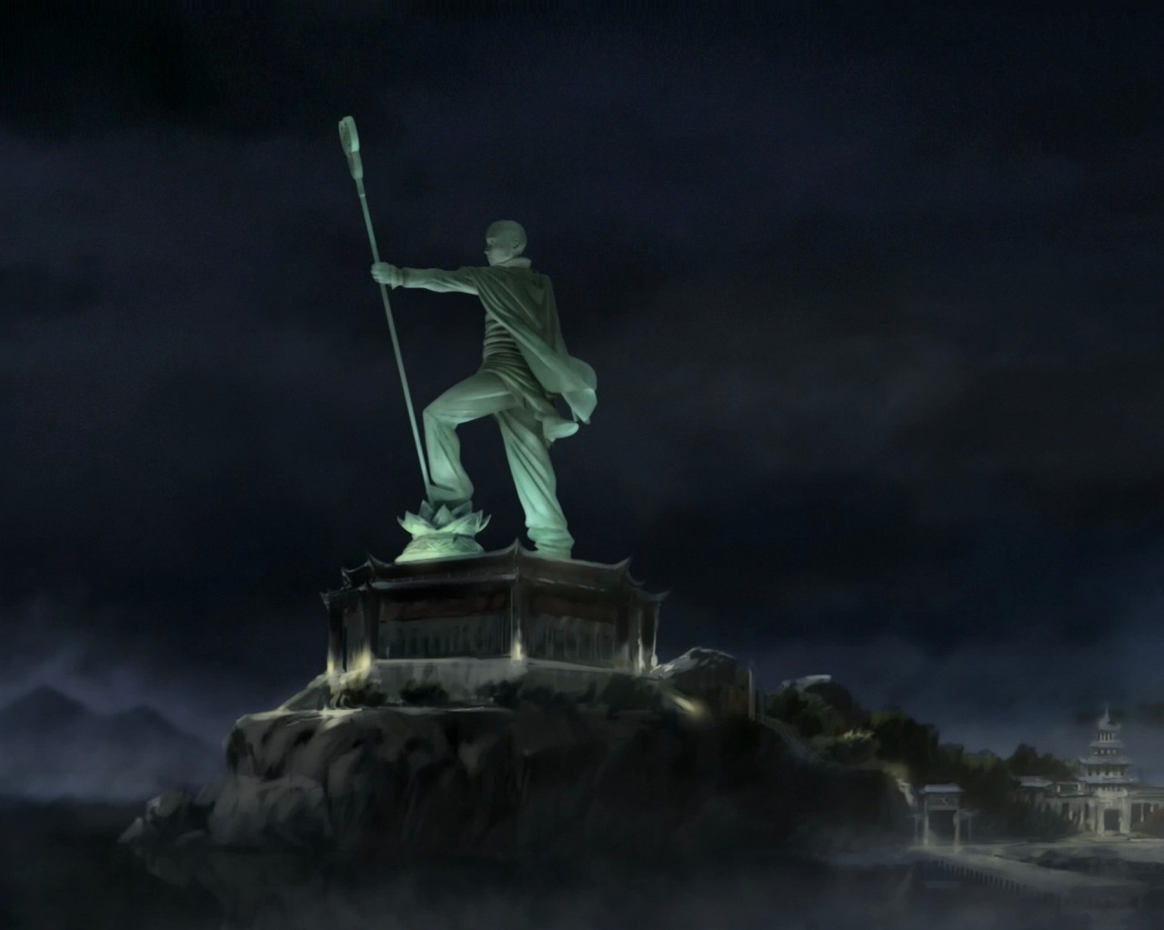 korracast:  Republic City at night. Just an awesome place to be… 