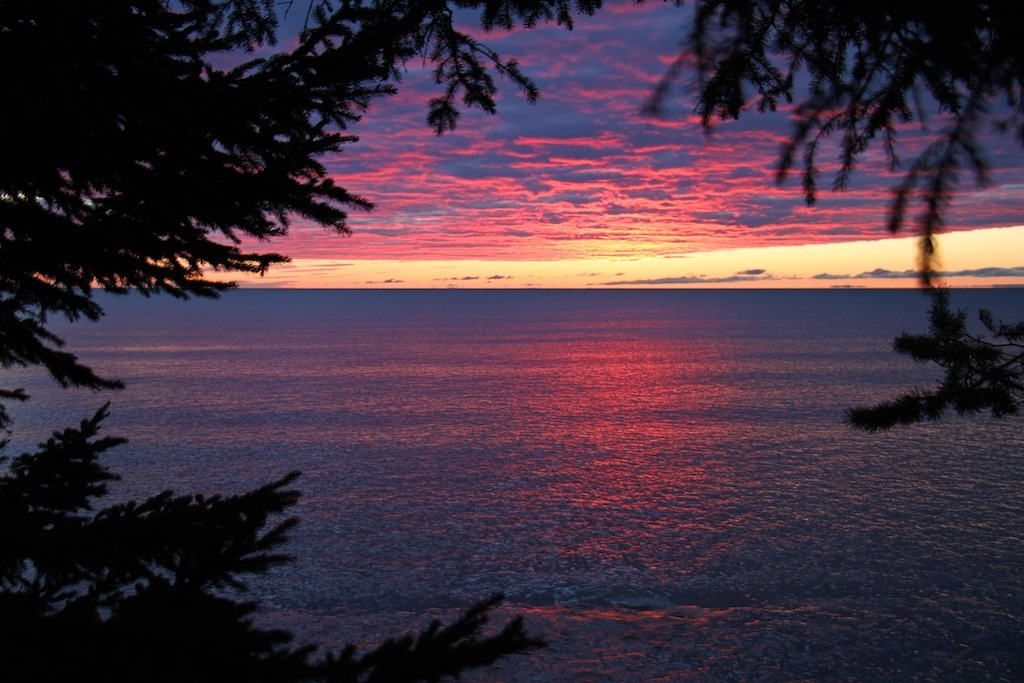 sunrise over Lake Superior “Why do people keep asking to see God’s identity papers when the darkness opening into morning is more than enough?” - Mary Oliver