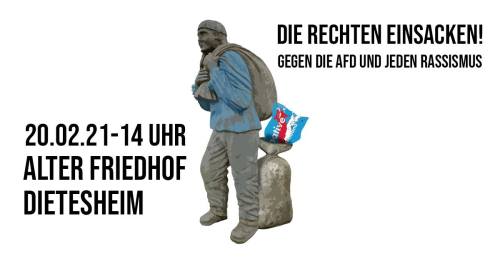 February 20, Dietesheim - Die Rechten einsacken! // Gegen eine AfD in Mühlheim