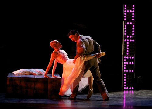 Eve Mutso and Erik Cavallari in A Streetcar Named Desire, 2012.Scottish Ballet. Photograph by Andrew