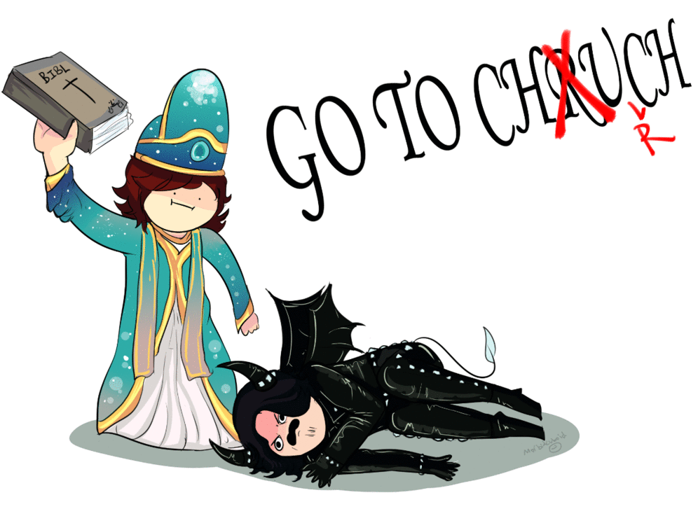 morbidcuboid:  Miitopia is a wonderful experience: here we see a cleric punishing