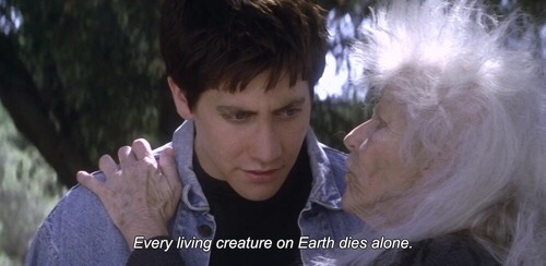 televisionquoteseverywhere:  Donnie Darko (2001) Donnie Darko &amp; Grandma Death