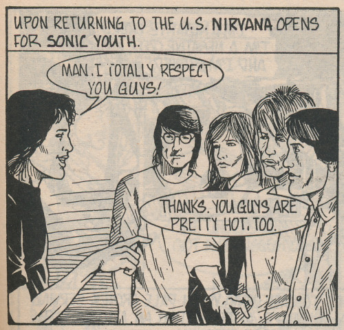 publiccollectors:  From Hard Rock Comics: Nirvana, published by Revolutionary Comics, San Diego, CA,