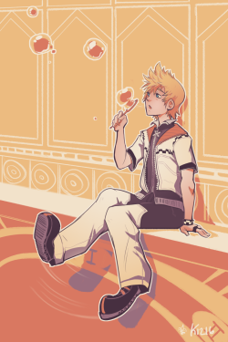 k1216:  How I cope with having to wait 15 min for the TV so I can play KH 2.5 is apparently to start drawing KH fanart and forgetting all about my original goal -__-;;; Color palette #94