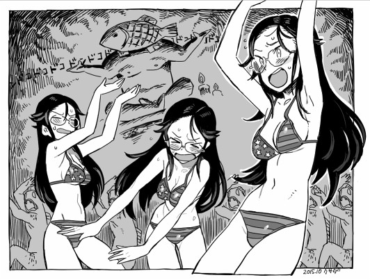 kusada:  2015年夏のコミティアで頒布した漫画の一コマ 