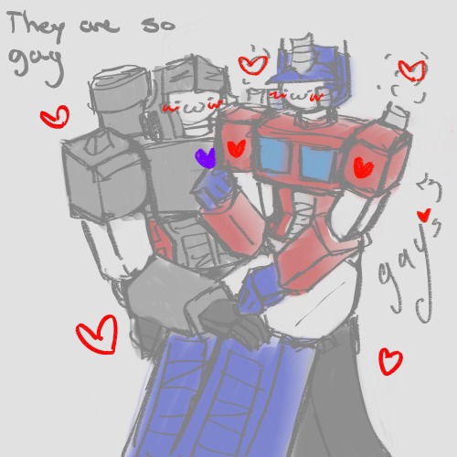 Bbsuausjwkidj I Cant See This 2 Without Thinking That Theyre So Gay (I Was Lazy To Draw Their Faces)