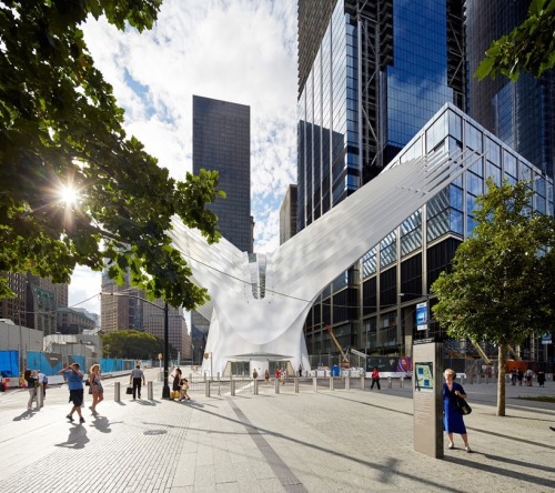 the oculus WTC new york by Santiago Calatrava