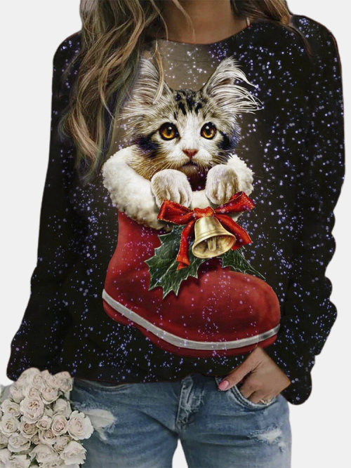 jollytyrantwhispers:Fashionable and popular Blouses &amp; Sweatshirts with Christmas element, lo