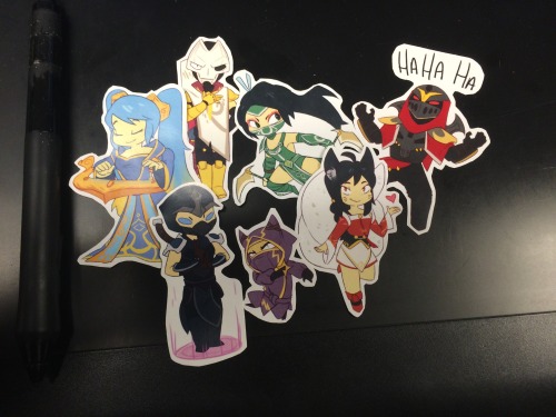 grouchygutterrat: My small Ionian champ stickers came in and I’m loving them so much!!The full