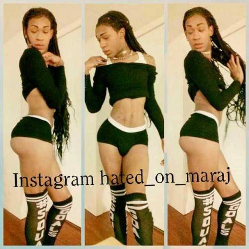 chicagotrannyreloaded:  ifucktrannys:  She sexxi to me I would smash Instagram hated_on_maraj  I’ll cream in her  Yummy