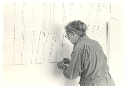 Gego (Gertrud Goldschmidt) in her Studio, 1984