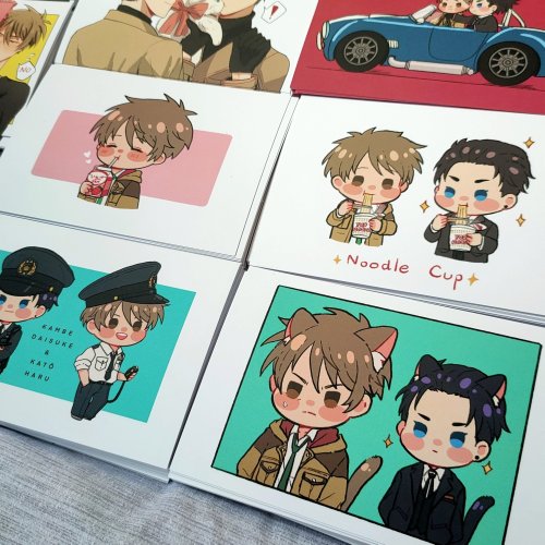 Goods  my DaiHaru post card + Sticker set + Candy bag charm is avaliable in shop you can buy 