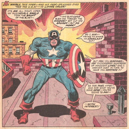 Just Fight Already (by Sal Buscema &amp; John Verpoorten from Captain America #157, 1972)