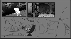 jeffreythompson:  Having grown up obsessed with all things UFO’s, being asked by Ian Worrel to design the interior of one for Gravity Falls was a dream job. There was a lot of art done for this episode, so I’ve tried to be selective. I’ve included