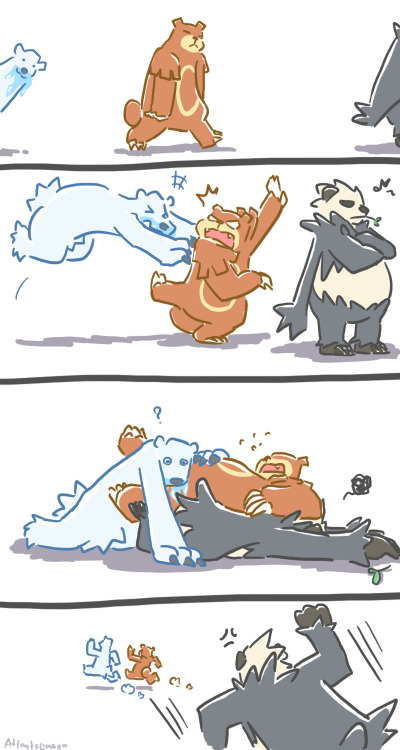 atlastseason: &ldquo;Three Big Bears&rdquo; try to think when they grown up but still I want