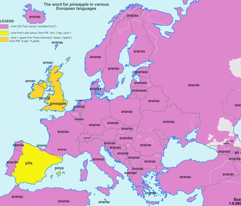 micdotcom:  9 fascinating maps show how common words developed over land and time