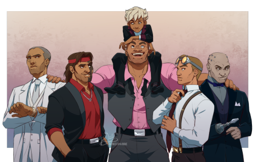 Ive Been Wanting To Draw This For SO LONG Finally I Got The Gang Down!! T_T